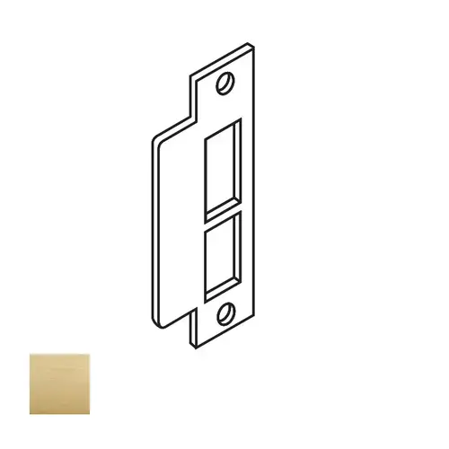 ML2000 Latch & Deadbolt Strike Satin Brass