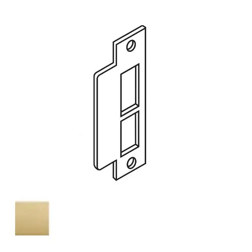 ML2000 Latch & Deadbolt Strike Satin Brass