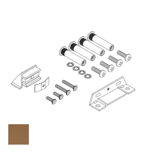 ED8000 Mounting screw packet with SNB Light Bronze Painted