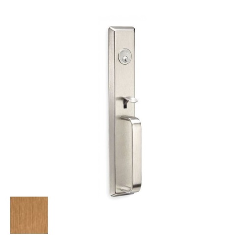 Exit Device Escutcheon Trim, Satin Bronze