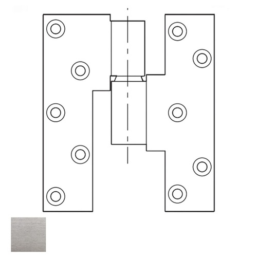 Full Mortise Intermediate Pivot-20 Minute Rated Fire Door, Satin Chrome