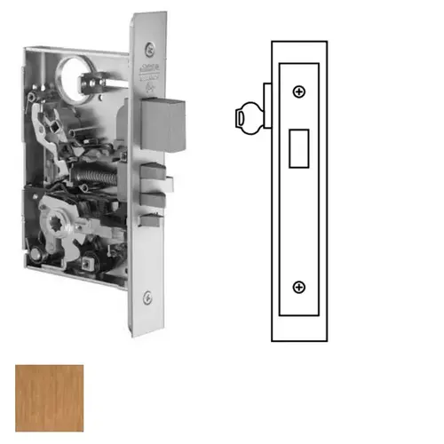 ML2011 Mortise Single Cylinder Deadlock Satin Bronze