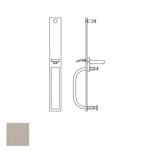 828 Series Pull Exit Device Trim Satin Stainless Steel