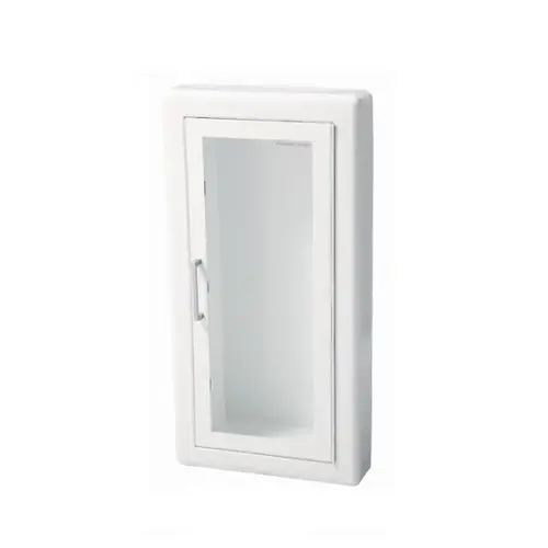 JL Industries 1013F10 Ambassador Steel Surface Mounted Non Fire-Rated Extinguisher Cabinet - Full Glass with Pull