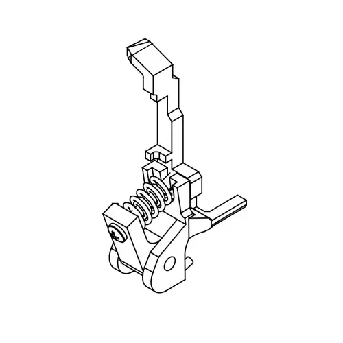 80 Series Exit Device Lever Assembly for the 16 Function, LHR