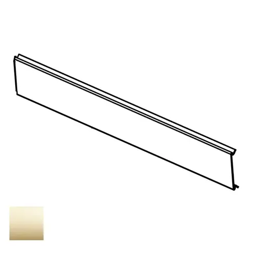 Exit Device Mounting Rail Insert Bright Polished Brass