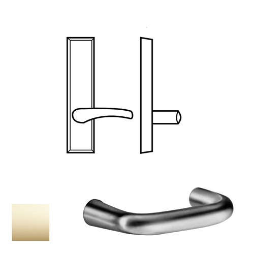 713 Series Lever Exit Device Trim Bright Polished Brass