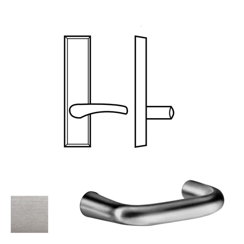 713 Series Lever Exit Device Trim Satin Chrome