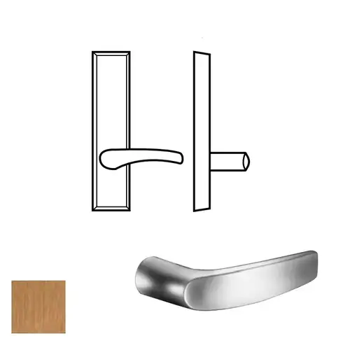 713 Series Lever Exit Device Trim Satin Bronze