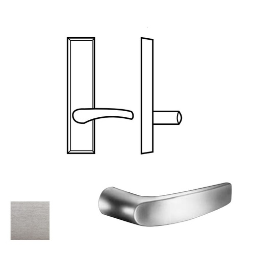 713 Series Lever Exit Device Trim Satin Chrome