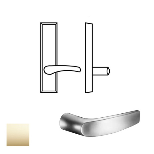 713 Series Lever Exit Device Trim Bright Polished Brass