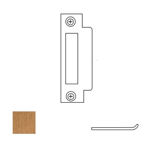 Mortise C-Lip Strike, Satin Bronze