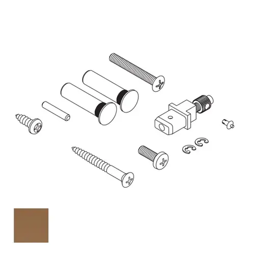 ED8400 Top latch mounting screw pack Light Bronze Painted