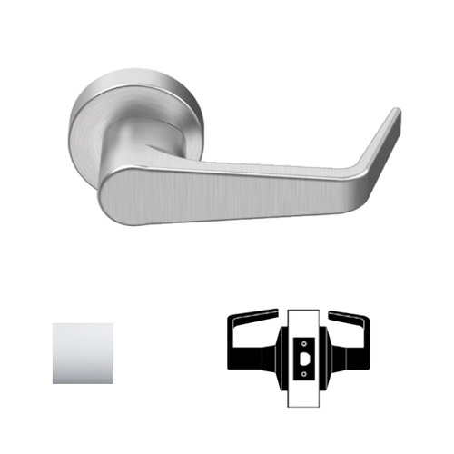 W Series Passage Dane Lever Lock with 30206 Latch 30148 Strike Bright Chrome Finish