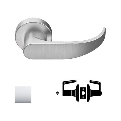 W Series Privacy Lock, Bright Polished Chrome