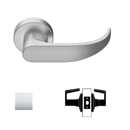 W Series Passage Quantum Lever Lock with 30206 Latch 30148 Strike Bright Chrome Finish