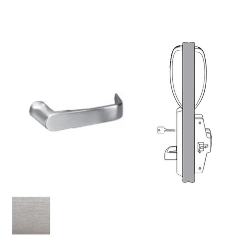 N9834 Access 800 AC2 Exit Trim RHR Satin Chrome