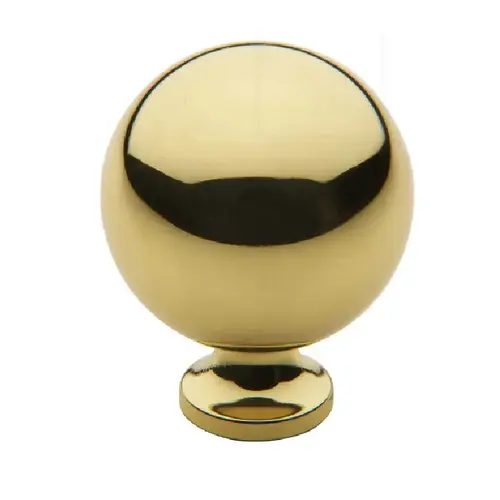 Spherical Cabinet Knob Polished Brass