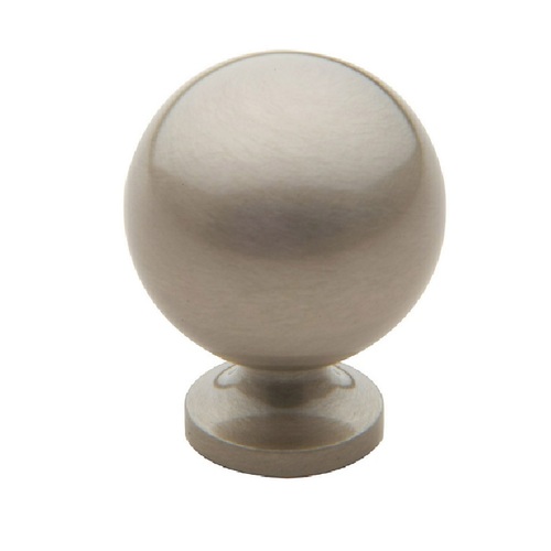 Spherical Cabinet Knob Satin Nickel