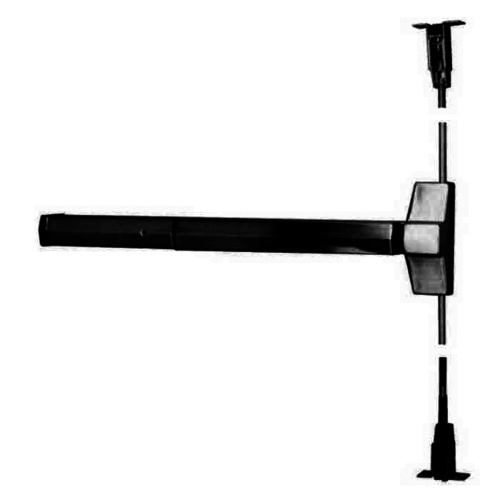 7120 Fire Rated Concealed Vertical Rod Exit Device, Black Satin Bronze