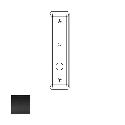 8800 Mortise Inside Escutcheon, Thumbturn and Grip with Connecting Screws, Black Satin Bronze