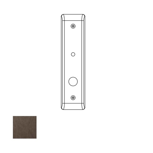 8800 Mortise Inside Escutcheon, Thumbturn and Grip with Connecting Screws, Dark Oxidized Satin Bronze