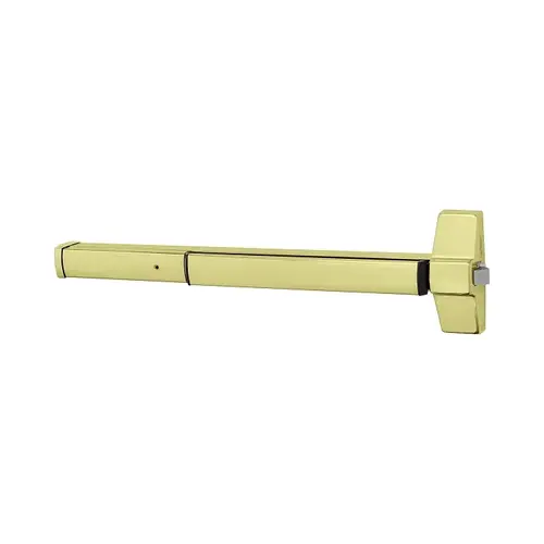 ED5200A Rim 3 Hour Fire Rated Device 48" Bright Polished Brass