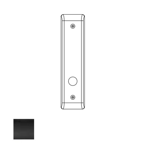 8800 Mortise Outside Escutcheon, Grip only, Black Satin Bronze