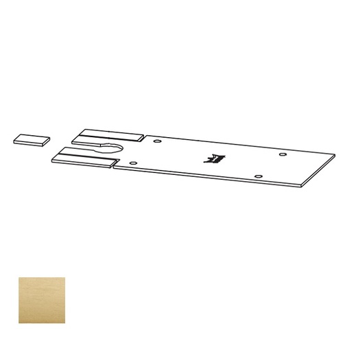 BTS 75V Closer Foor Plate, Satin Brass