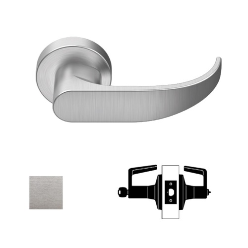 W Series Entry/Office Lock Satin Chrome