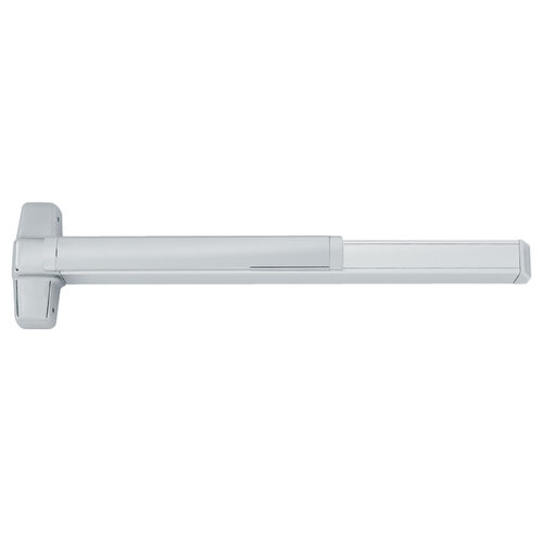 99 Series Concealed Vertical Rod Exit Device - 4', Satin Aluminum Clear