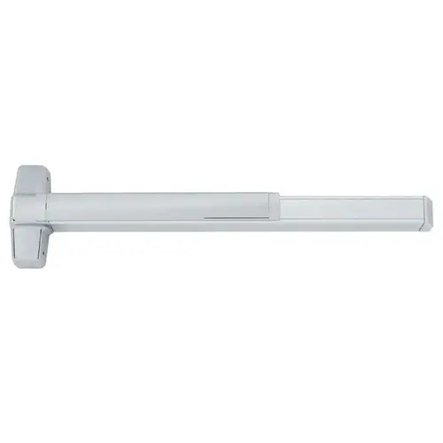 9847WDC-EO-F Wood Door Concealed Fire Exit Device, Satin Aluminum Clear