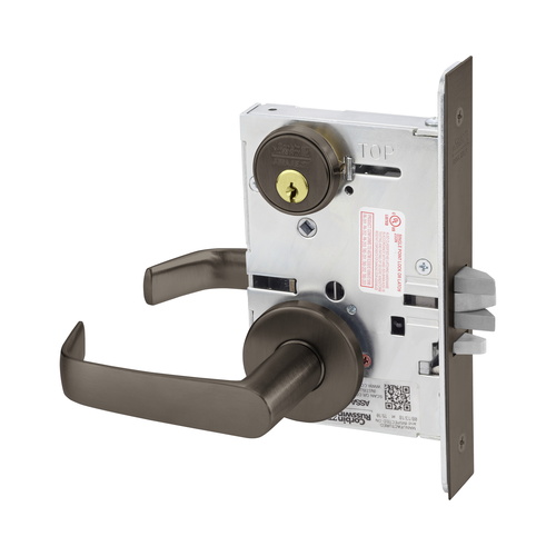 ML2068 Mortise Privacy Lever Lockset Oil Rubbed Dark Bronze