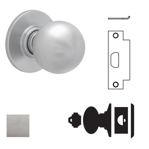 A79PD Orbit Communicating Lock, Satin Chrome