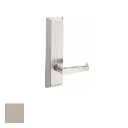 Exit Device Lever Trim, Satin Stainless Steel