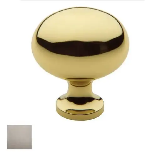 Oval Cabinet Knob Satin Nickel