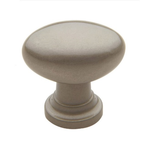 Oval Cabinet Knob Satin Nickel