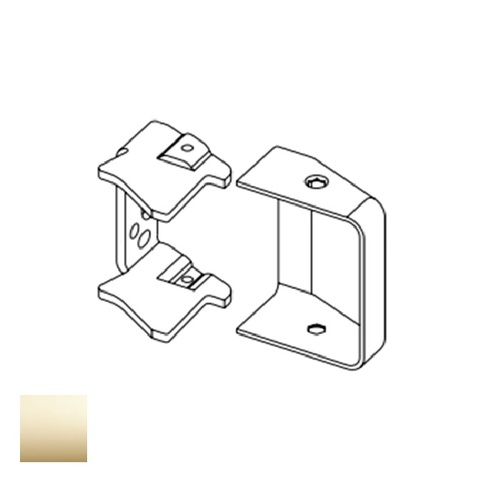 80 Series Metal End Cap Kit Bright Polished Brass