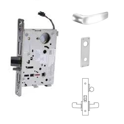 RX-8271-24V Electrified Single Cylinder Mortise Lock Satin Chrome