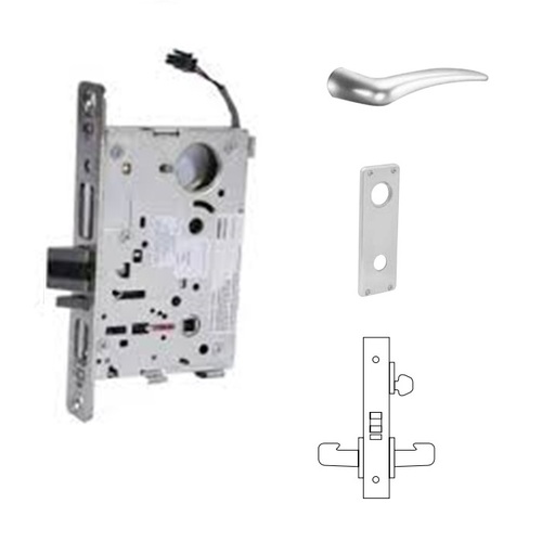 RX-8271-24V Electrified Single Cylinder Mortise Lock Satin Chrome