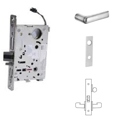 RX-8270-24V Electrified Single Cylinder Mortise Lock Satin Chrome