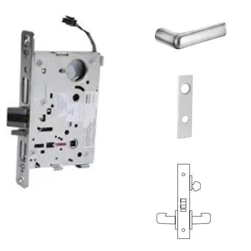 RX-8271-24V Electrified Single Cylinder Mortise Lock Satin Chrome