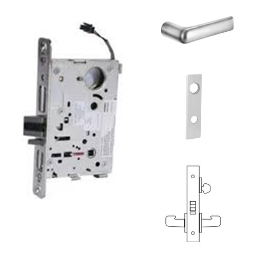 RX-8270-24V Electrified Single Cylinder Mortise Lock Satin Chrome