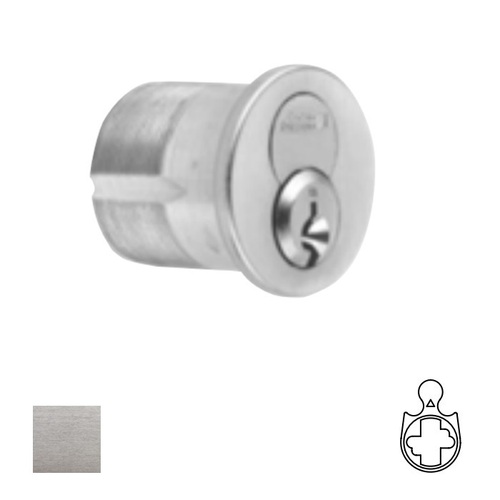 1080 Series IC Mortise Cylinder Satin Chrome