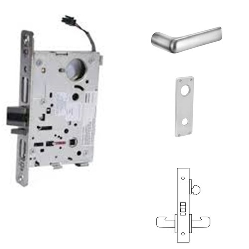 RX-8271-24V Electrified Single Cylinder Mortise Lock Satin Chrome