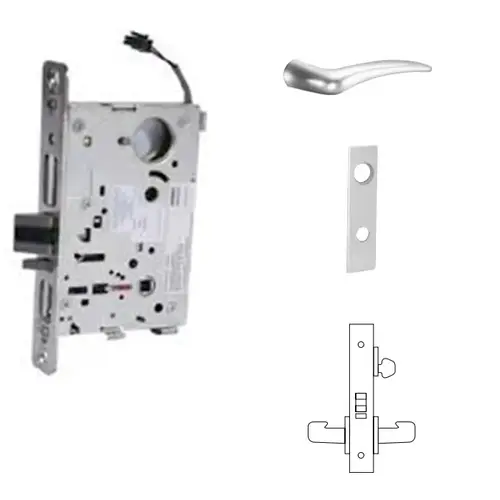 RX-8271-12V Electrified Single Cylinder Mortise Lock Satin Chrome