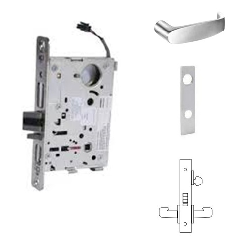 RX-8270-24V Electrified Single Cylinder Mortise Lock Satin Chrome