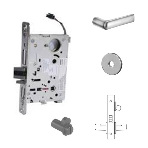 RX-8270-24V Electrified Single Cylinder Mortise Lock Satin Chrome