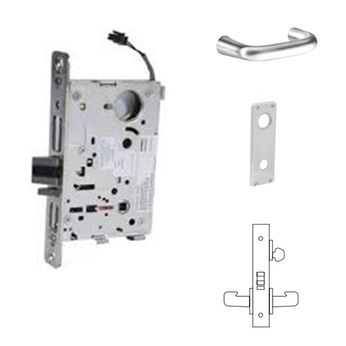 RX-8271-24V Electrified Single Cylinder Mortise Lock Satin Chrome