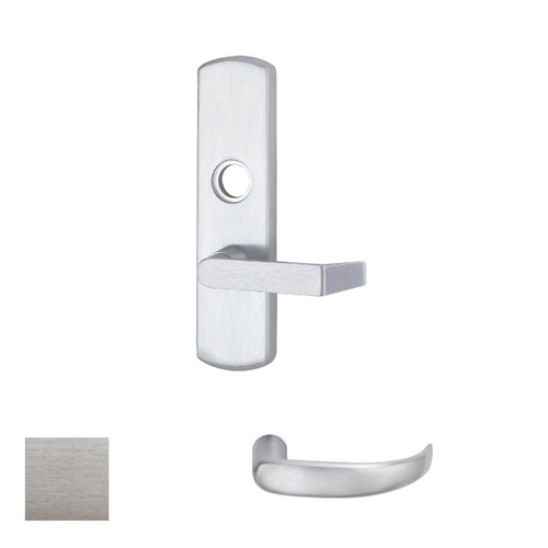 996L-NL Night Latch Lever Trim for Mortise RHR - 17 Lever, Satin Chrome